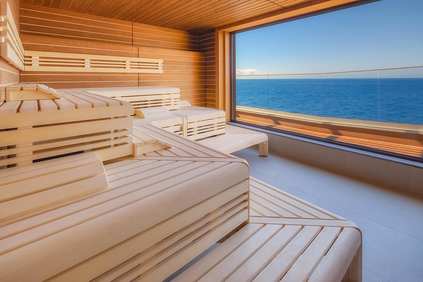 Gastheer van ondeugd Min Panoramic SPA, sauna, steam bath | Planning + Construction