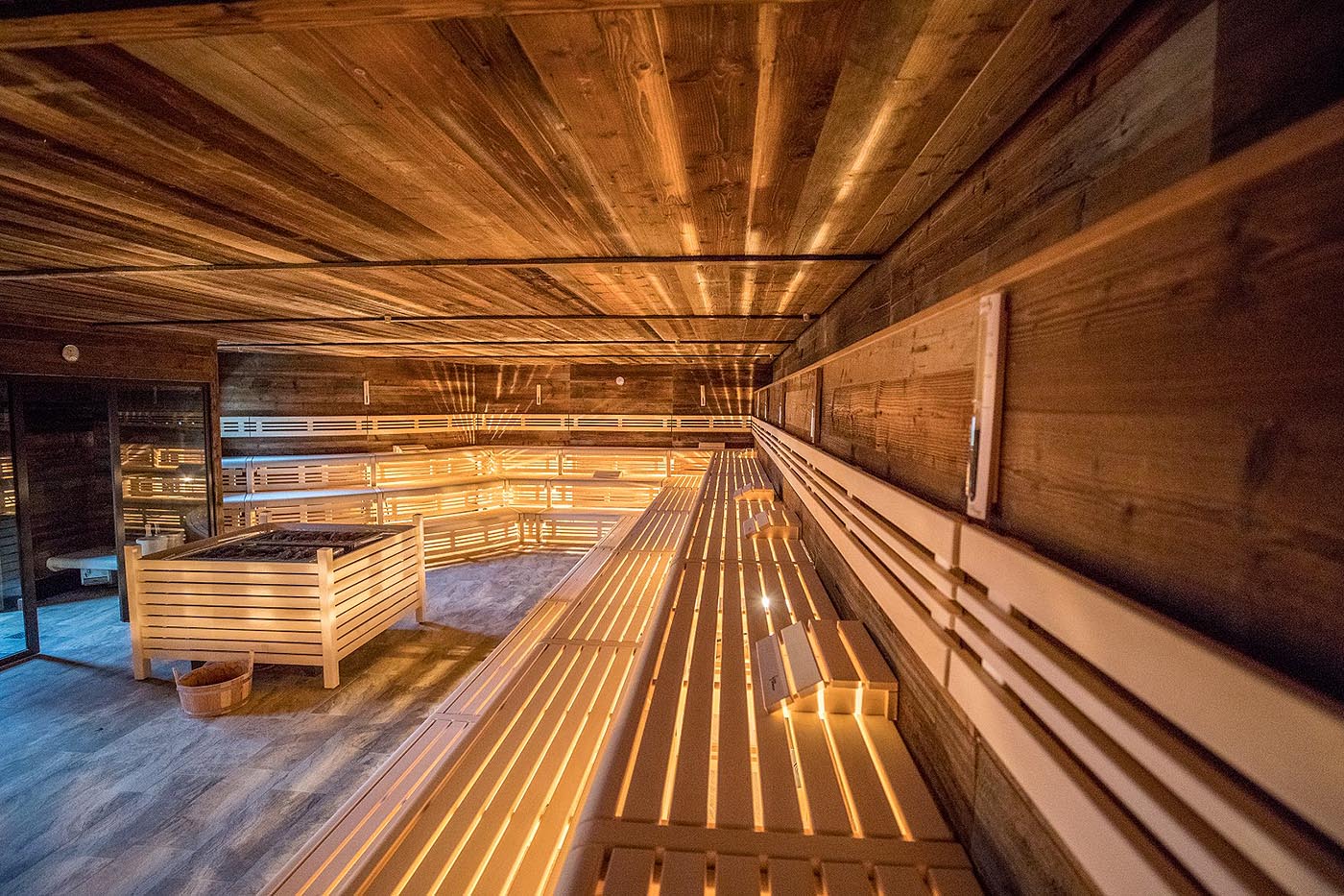 Sauna for gym | Consulting + Planning + Construction | corso